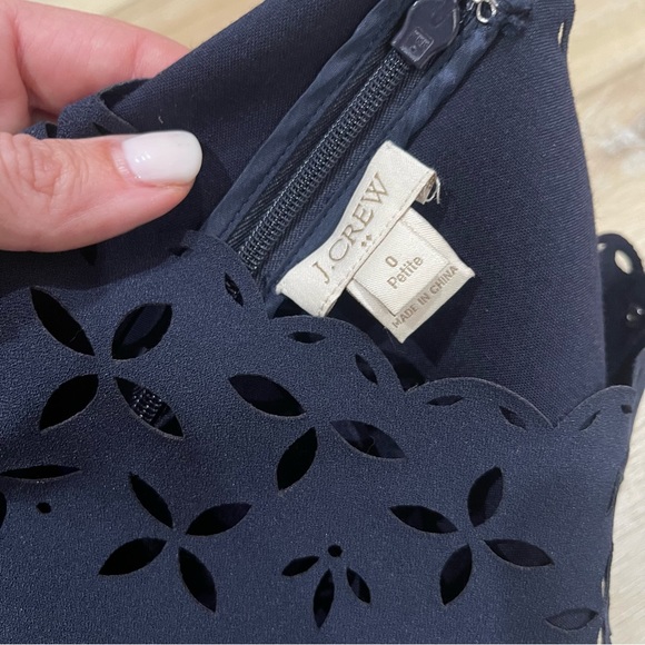 J Crew Navy Sheath Dress - Picture 4 of 4